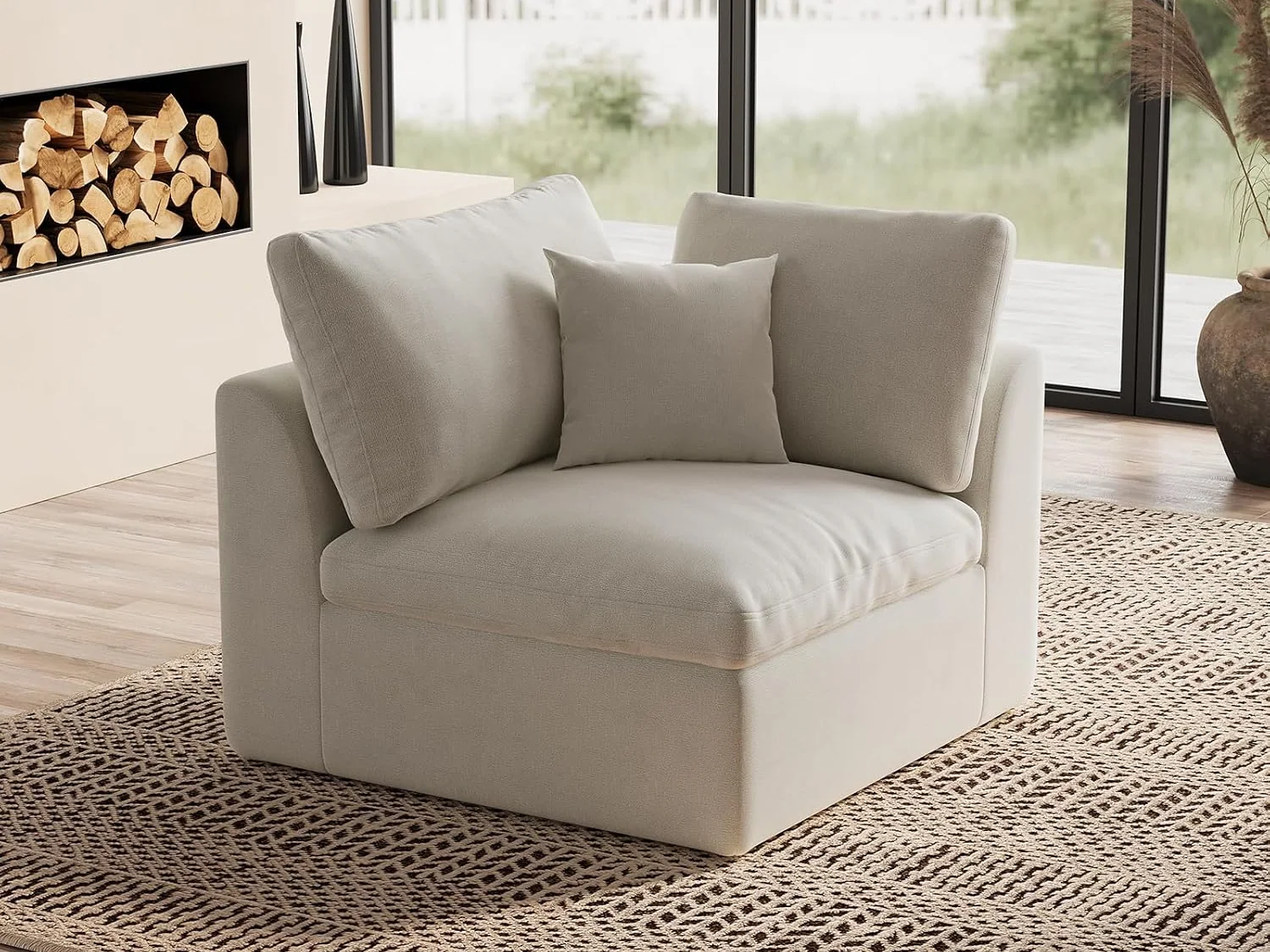Ohllob Cloud Corner Module in Warm White