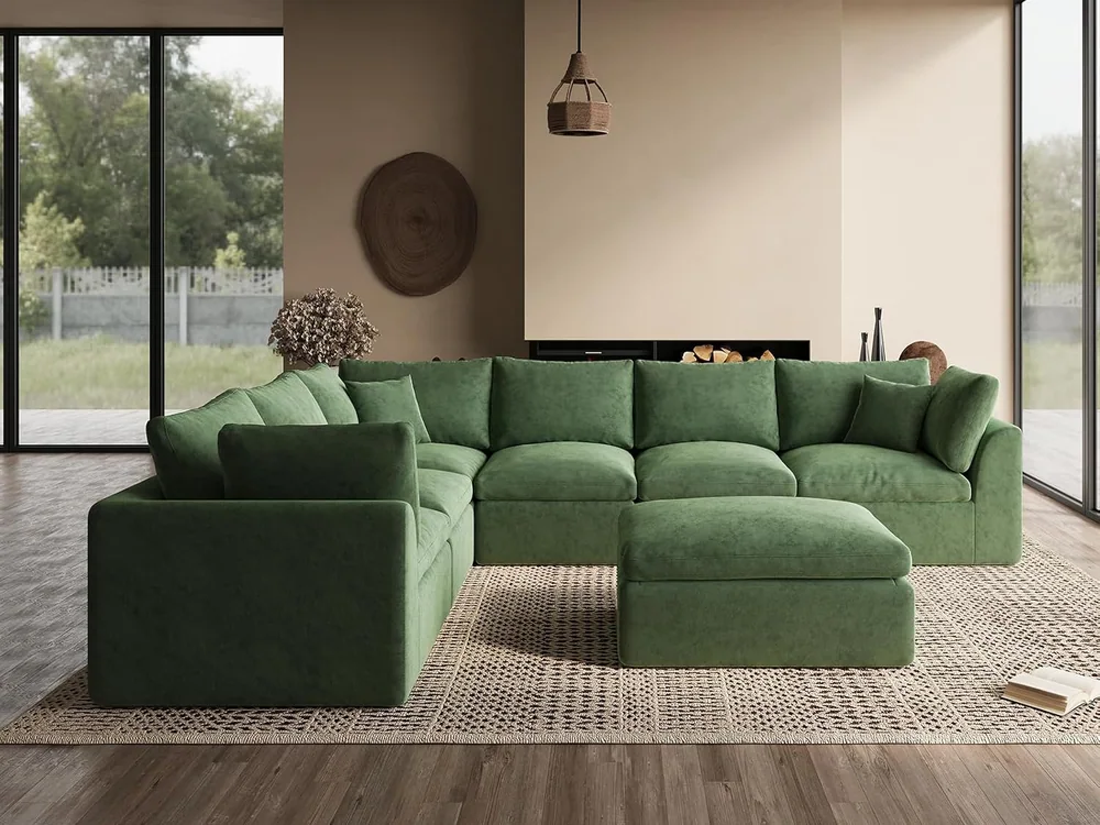 Ohllob 7-Seat Cloud Island in Green, view 2