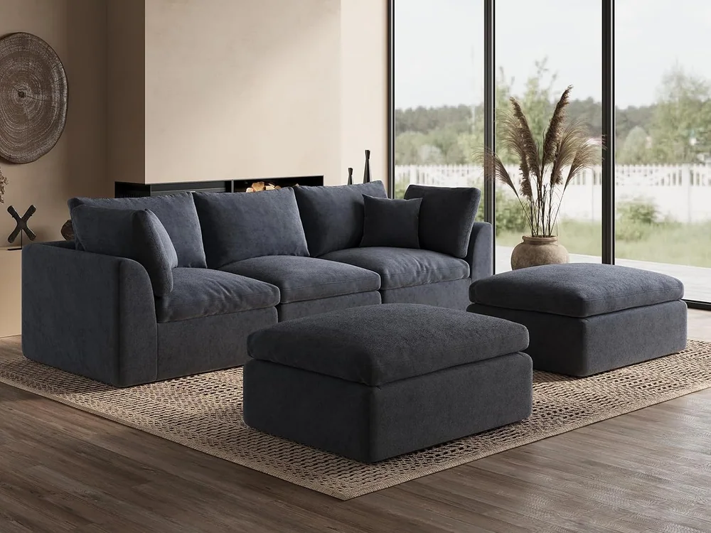 Ohllob Cloud Corner Module in Dark Grey, view 2